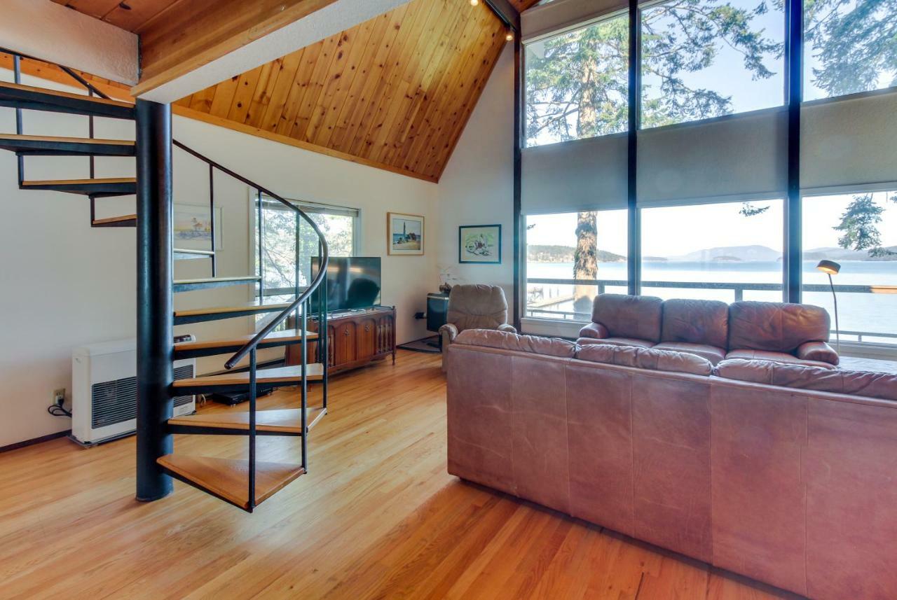 Lopez Island Hunter Bay Waterfront Home Esterno foto