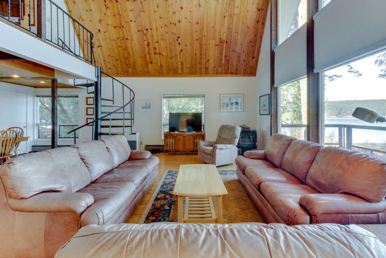Lopez Island Hunter Bay Waterfront Home Esterno foto
