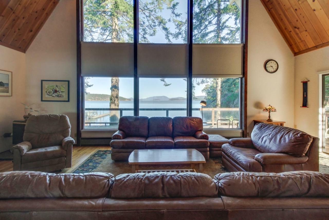 Lopez Island Hunter Bay Waterfront Home Esterno foto